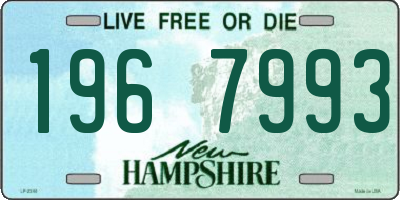 NH license plate 1967993