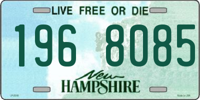 NH license plate 1968085