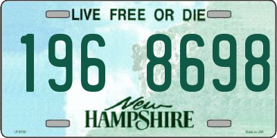 NH license plate 1968698