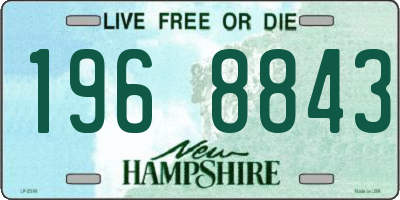 NH license plate 1968843