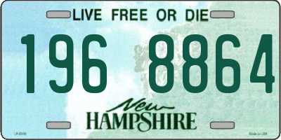 NH license plate 1968864