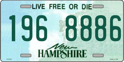 NH license plate 1968886