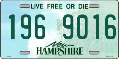 NH license plate 1969016