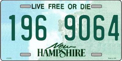 NH license plate 1969064