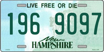 NH license plate 1969097