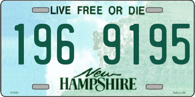 NH license plate 1969195