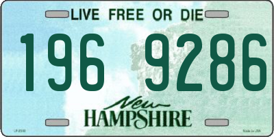NH license plate 1969286