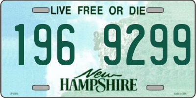 NH license plate 1969299