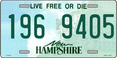 NH license plate 1969405