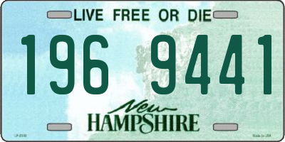 NH license plate 1969441