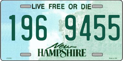 NH license plate 1969455