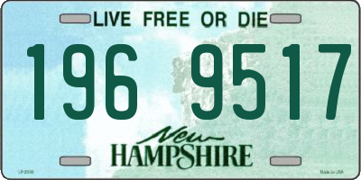 NH license plate 1969517