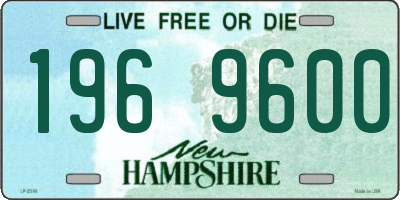 NH license plate 1969600