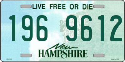 NH license plate 1969612