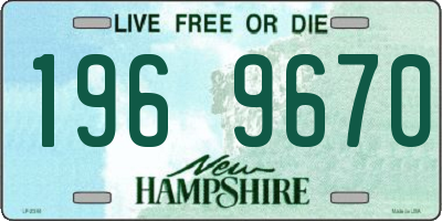 NH license plate 1969670