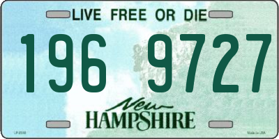 NH license plate 1969727