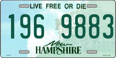 NH license plate 1969883