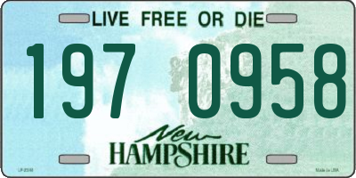 NH license plate 1970958
