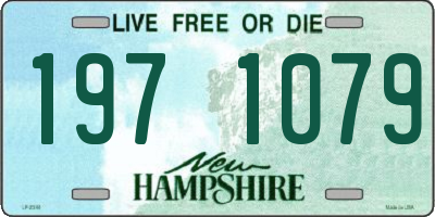 NH license plate 1971079