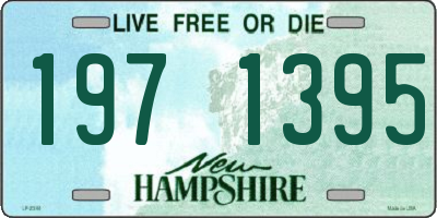 NH license plate 1971395