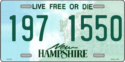 NH license plate 1971550