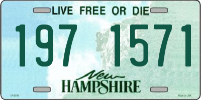 NH license plate 1971571