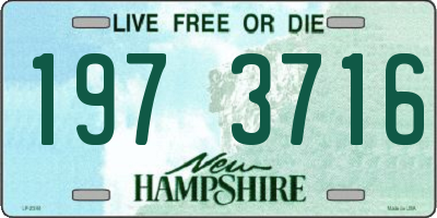 NH license plate 1973716