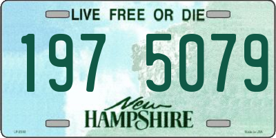 NH license plate 1975079