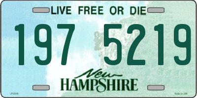 NH license plate 1975219