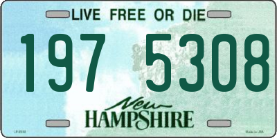 NH license plate 1975308