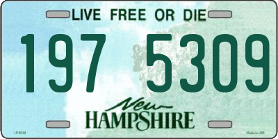 NH license plate 1975309