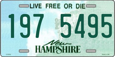 NH license plate 1975495
