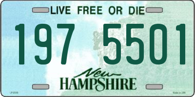 NH license plate 1975501