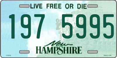 NH license plate 1975995
