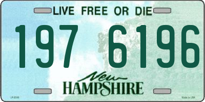 NH license plate 1976196