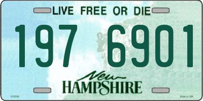 NH license plate 1976901