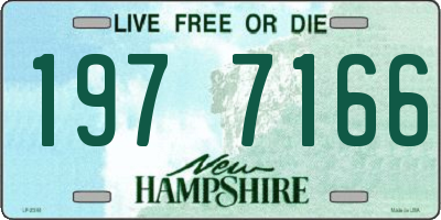 NH license plate 1977166