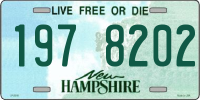 NH license plate 1978202
