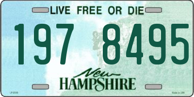 NH license plate 1978495