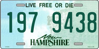 NH license plate 1979438