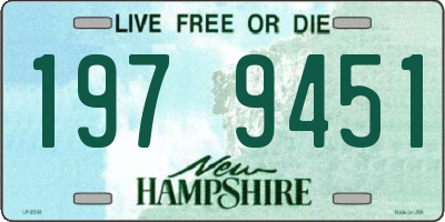 NH license plate 1979451