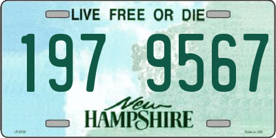 NH license plate 1979567