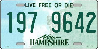 NH license plate 1979642