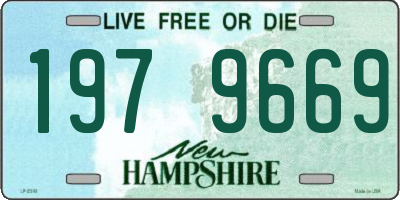 NH license plate 1979669