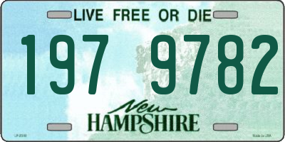 NH license plate 1979782