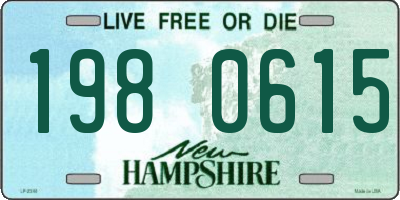 NH license plate 1980615