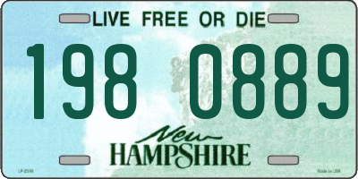 NH license plate 1980889