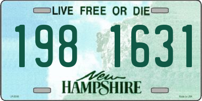 NH license plate 1981631