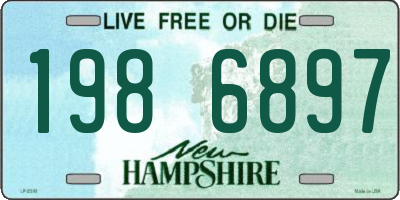 NH license plate 1986897