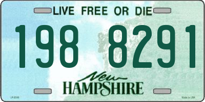 NH license plate 1988291